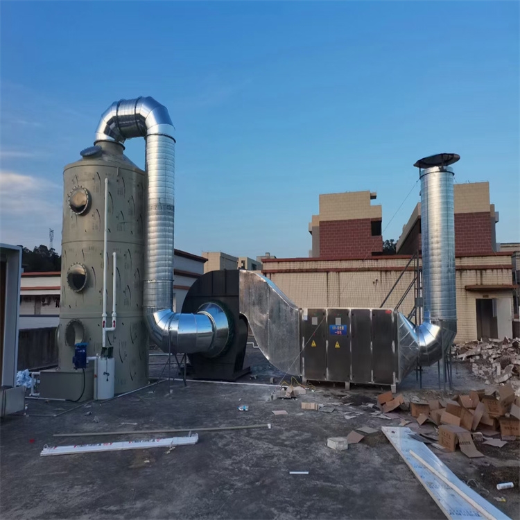 龍?zhí)飶U氣處理公司承接 坪山除粉塵噴淋塔安裝 坑梓PP噴淋塔